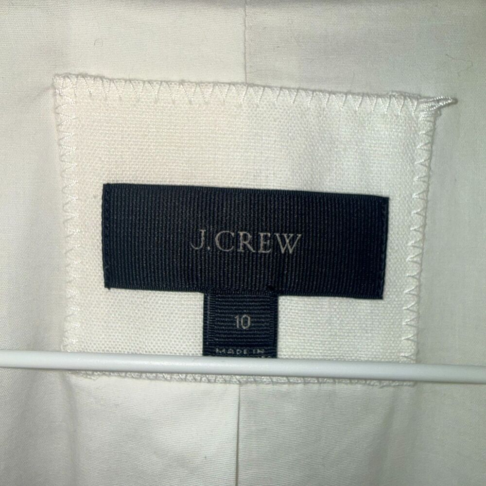 J. Crew Classic Linen Blazer - White 10 - Picture 5 of 7